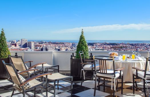 Dom Pedro Lisboa Presidential Suite Terrace GHOTW