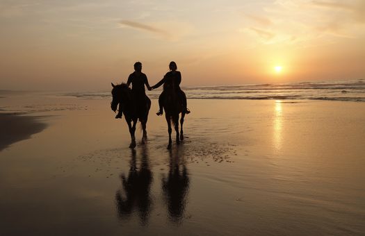 Horse riding in the beach GHOTW Mazagan